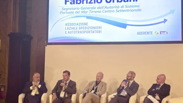Logistica e infrastrutture, Urbani ad ALAS Confetra Lazio: «Da rafforzare i collegamenti del porto di Civitavecchia con il sistema produttivo del Lazio»